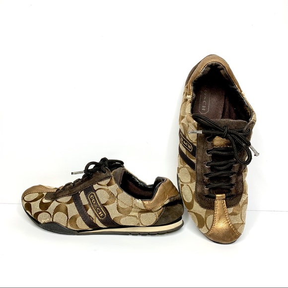 Coach Shoes - Coach Kate Sneakers Classic Canvas